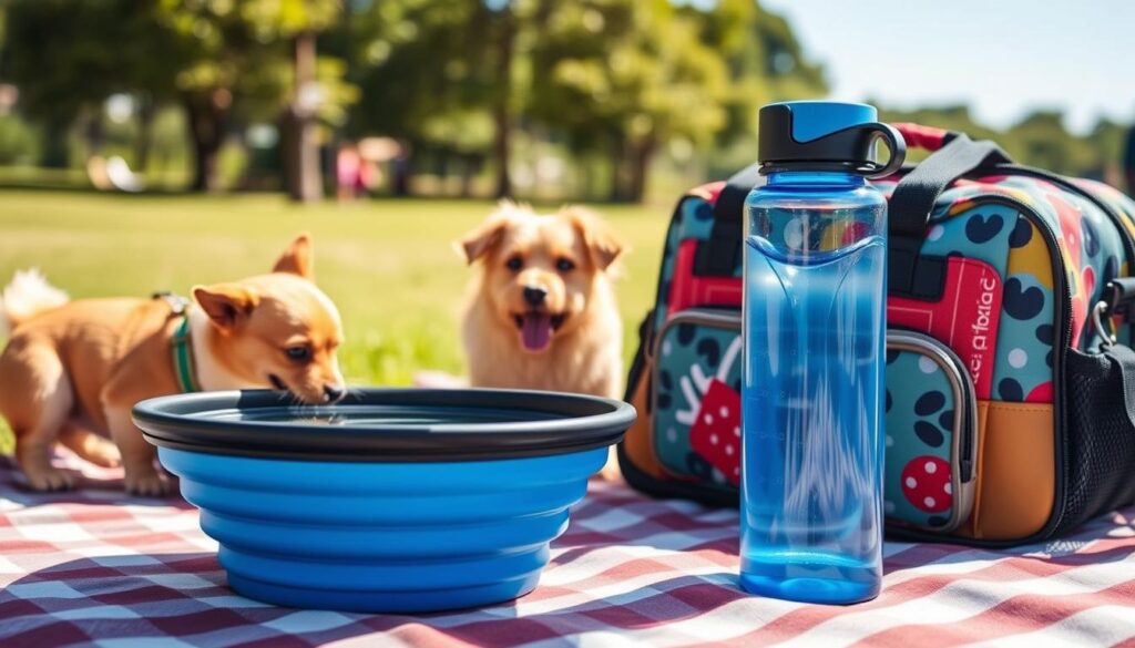 Wasserversorgung für Hunde auf Reisen