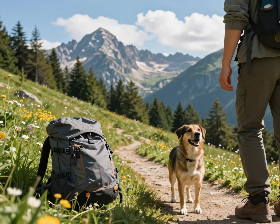 Hund Bergtour Vorbereitung