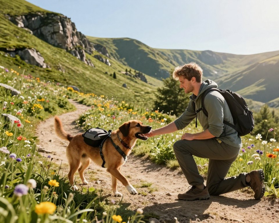 Hund Wandertraining Fitness