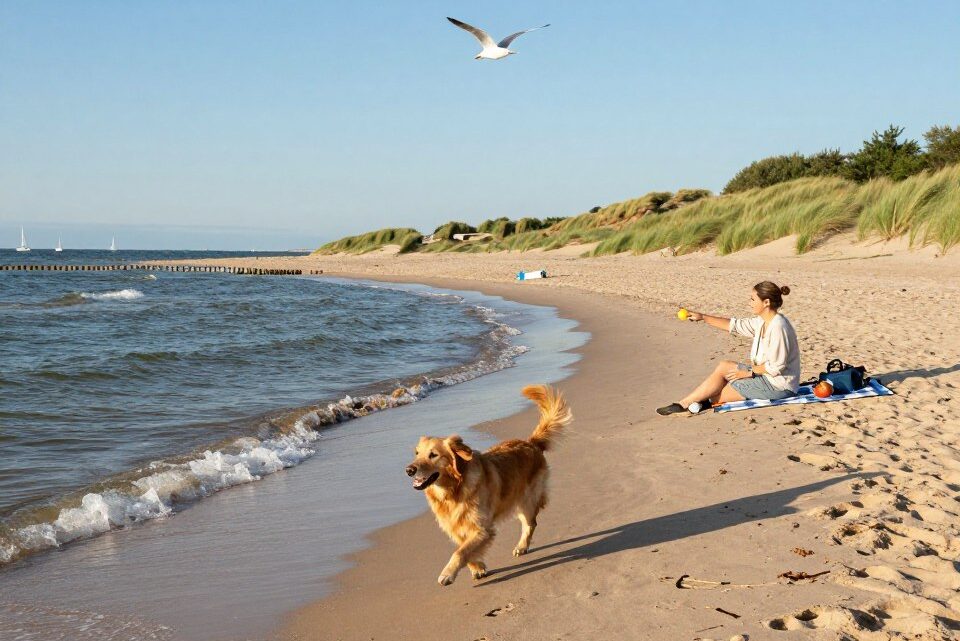 Polnische Ostsee mit Hund