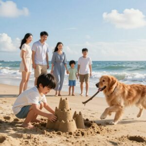 urlaub mit kind und hund am meer