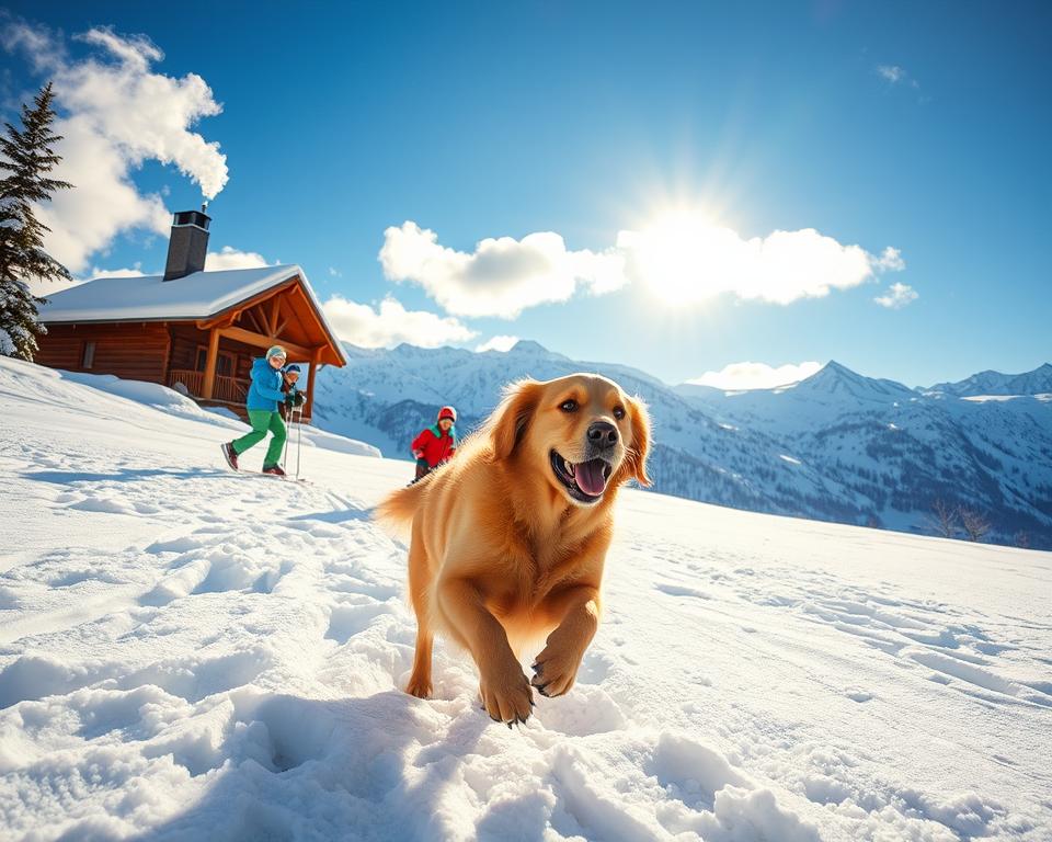 Skiurlaub mit Hund